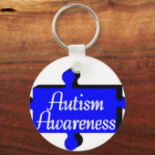 Autismus Awareness (Blue PP) Schlüsselanhänger (Vorderseite)