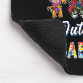 Autismus Awareness Boy Abilities überwiegen Behind Mousepad (Ecke)