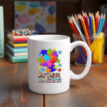 Autismus Awareness Boy Puzzle Tasse