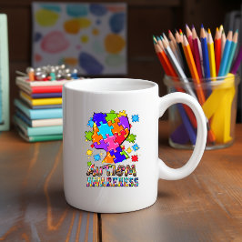 Autismus Awareness Boy Puzzle Tasse