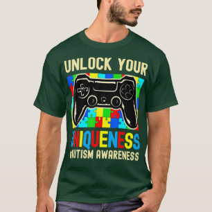 Autismus Awareness Boys Girls Video Game Controlle T-Shirt