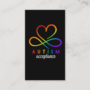 Autismus Awareness Boys Mädchen Autistische Kinde Visitenkarte