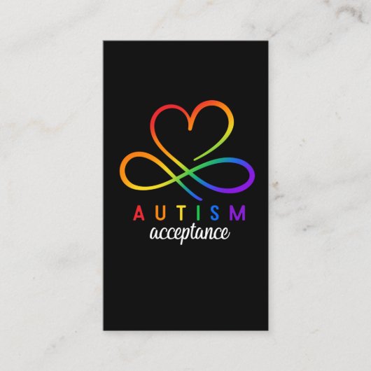 Autismus Awareness Boys Mädchen Autistische Kinder Visitenkarte (Vorderseite)