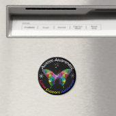 Autismus Awareness Butterfly Magnet (In Situ (Geschirrspüler))