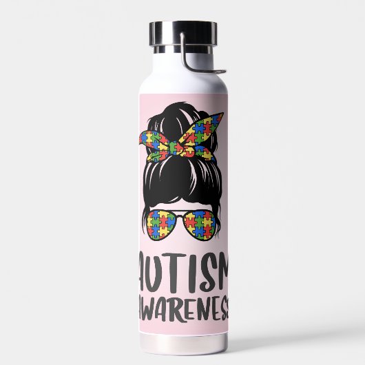 Autismus Awareness Chic Trinkflasche (Links)