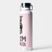 Autismus Awareness Chic Trinkflasche (Rückseite)