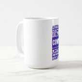 Autismus Awareness Classic Tasse (Vorderseite Links)