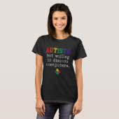 Autismus Awareness Computer Engineer Autistic Kids T-Shirt (Vorne ganz)