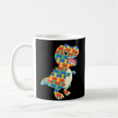 Autismus Awareness Dinosaurier Kaffeetasse (Links)