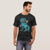 Autismus Awareness Dinosaurier | Rex Heart Puzzle  T-Shirt (Vorne ganz)