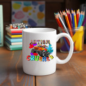 Autismus Awareness Dump Truck Tasse