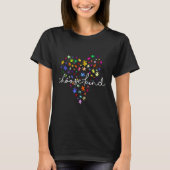 Autismus Awareness Heart Choose Kind T-Shirt (Vorderseite)