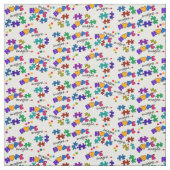 Autismus Awareness Hope & Imaging Stoff (Muster)