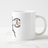 Autismus Awareness Jumbo-Tasse (Rechts)