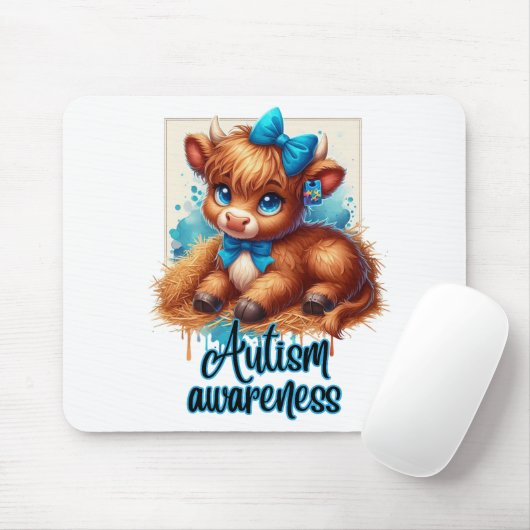 Autismus Awareness Mousepad (Mit Mouse)