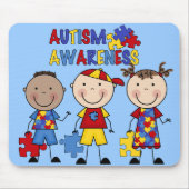 Autismus Awareness Mousepad (Vorne)