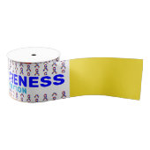 Autismus Awareness Pattern Ribbon Ripsband (Spule)