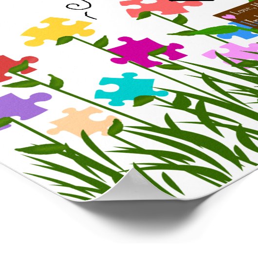 Autismus Awareness Poster (Ecke)