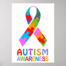 Autismus Awareness Ribbon