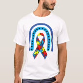 Autismus Awareness Ribbon T-Shirt (Vorderseite)