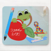 Autismus Awareness School Rocks Mouse Pad Mousepad (Vorne)