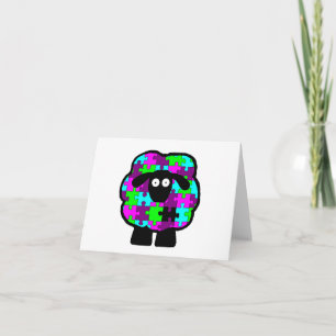 Autismus Awareness Sheep Card Karte
