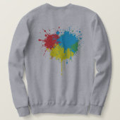 Autismus Awareness Sweater Sweatshirt (Design Rückseite)