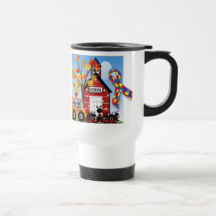 Autismus Awareness Travel/Pendlerische Tasse