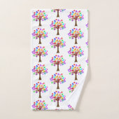 Autismus Awareness Tree Badhandtuch Set (Handtuch)
