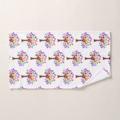 Autismus Awareness Tree Badhandtuch Set (Handtuch)