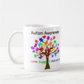 Autismus Awareness Tree Kaffeetasse (Links)