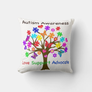 Autismus Awareness Tree Kissen