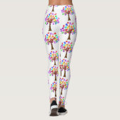 Autismus Awareness Tree Leggings (Rückseite)