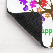 Autismus Awareness Tree Mousepad (Ecke)