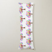 Autismus Awareness Tree Seitenschläferkissen (Vorderseite Vertikal)