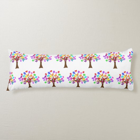 Autismus Awareness Tree Seitenschläferkissen (Vorderseite)