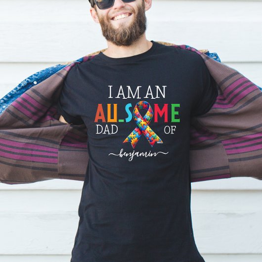 Autismus Awareness VATER T-Shirt