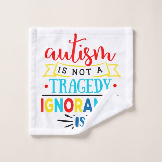 Autismus Awareness Wash Tuch (Waschlappen)
