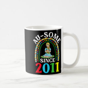 Autismus Awesome Ausome Seit 2011 Glücklicher 15.  Kaffeetasse