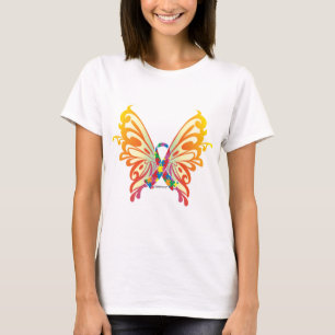 Autismus-Band-Schmetterling T-Shirt