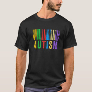 Autismus-Barcode Autism Awareness Dad Mom Kinder A T-Shirt