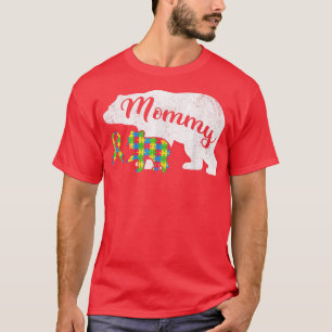 Autismus-Bärenmuse-Shirts, Autismus-Bewusstsein T-Shirt