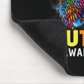 Autismus Barteter Drache Autistic Autismus Awarene Mousepad (Ecke)