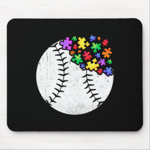 Autismus Baseball Puzzle Männer Frauen Kinder Auti Mousepad