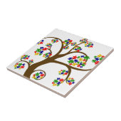 Autismus-Baum des Lebens Fliese (Seite)