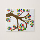 Autismus-Baum des Lebens Puzzle (Horizontal)