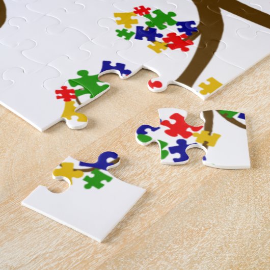 Autismus-Baum des Lebens Puzzle (Seite)