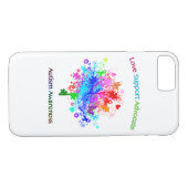 Autismus-Baum im Spektrum Case-Mate iPhone Hülle (Rückseite (Horizontal))