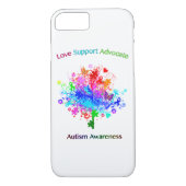 Autismus-Baum im Spektrum Case-Mate iPhone Hülle (Rückseite)