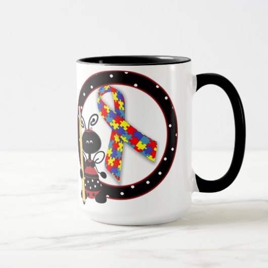Autismus Bewusstheit Tasse (Rechts)